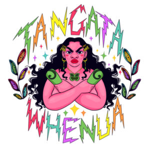 Tangata Whenua - Womens Crop Tee Design
