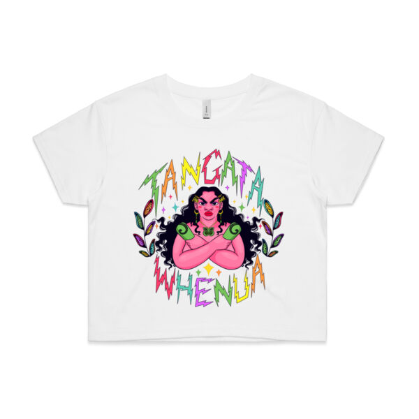 Tangata Whenua - Womens Crop Tee Thumbnail