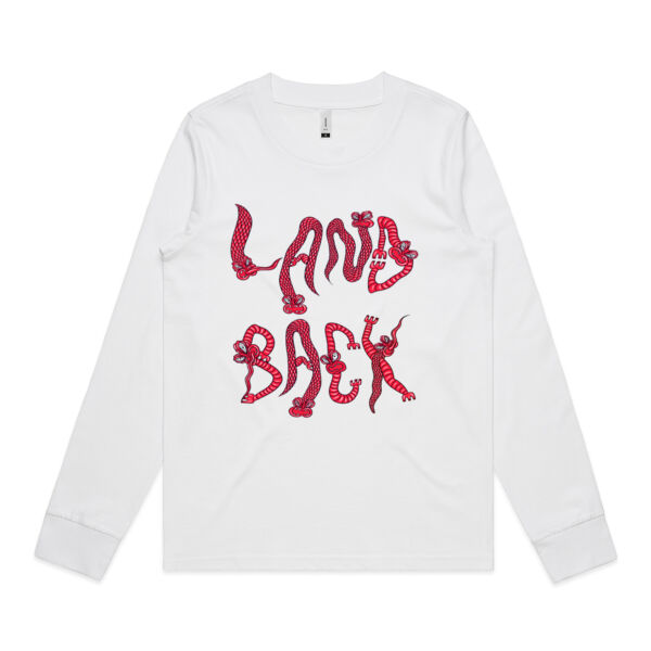 Land Back Babyyyy - Womens Dice Longsleeve Tee Thumbnail