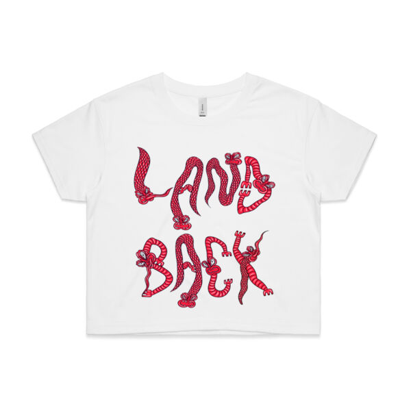 Land Back Babyyyy - Womens Crop Tee Thumbnail