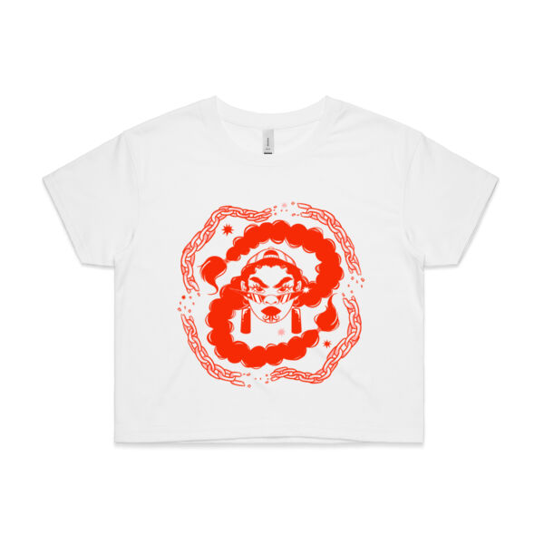 Intergenerational Chainbreaker  - Womens Crop Tee Thumbnail