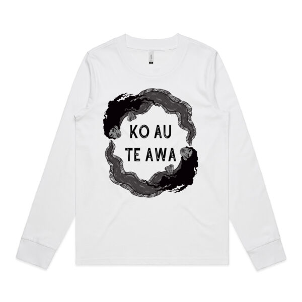 Swimmin' Free - Womens Dice Longsleeve Tee Thumbnail