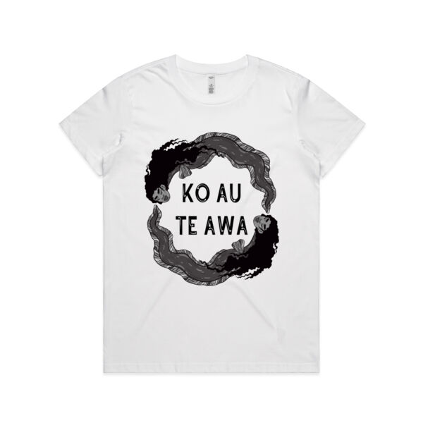 Swimmin' Free - Womens Basic Tee Thumbnail